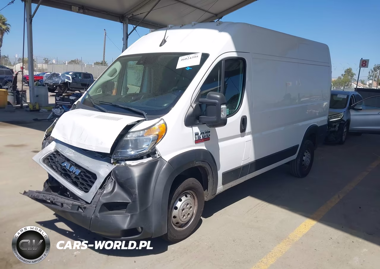 2022 Ram Promaster 1500 High Roof 136 Wb VIN:3C6LRVBG5NE102328 - 2