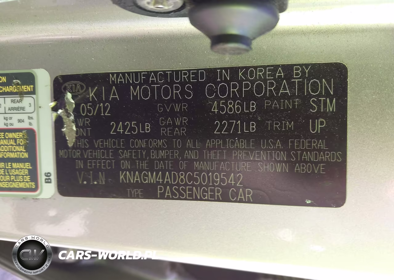 2012 Kia Optima Hybrid Ex VIN:KNAGM4AD8C5019542 - 9