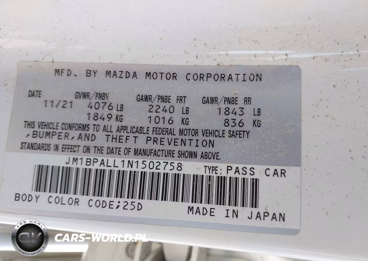 2022 Mazda Mazda3 Preferred VIN:JM1BPALL1N1502758 - 9