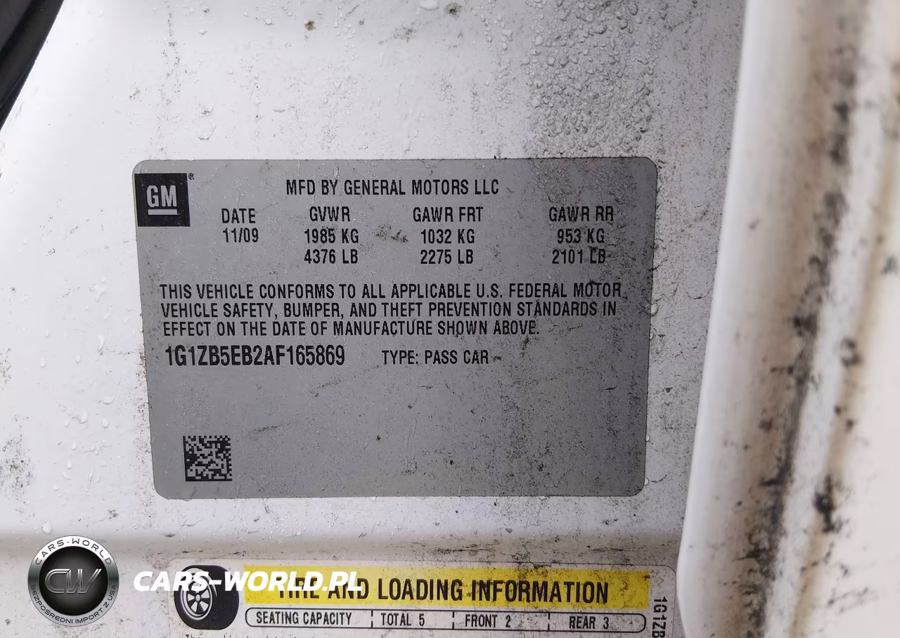 2010 Chevrolet Malibu Ls VIN:1G1ZB5EB2AF165869 - 9