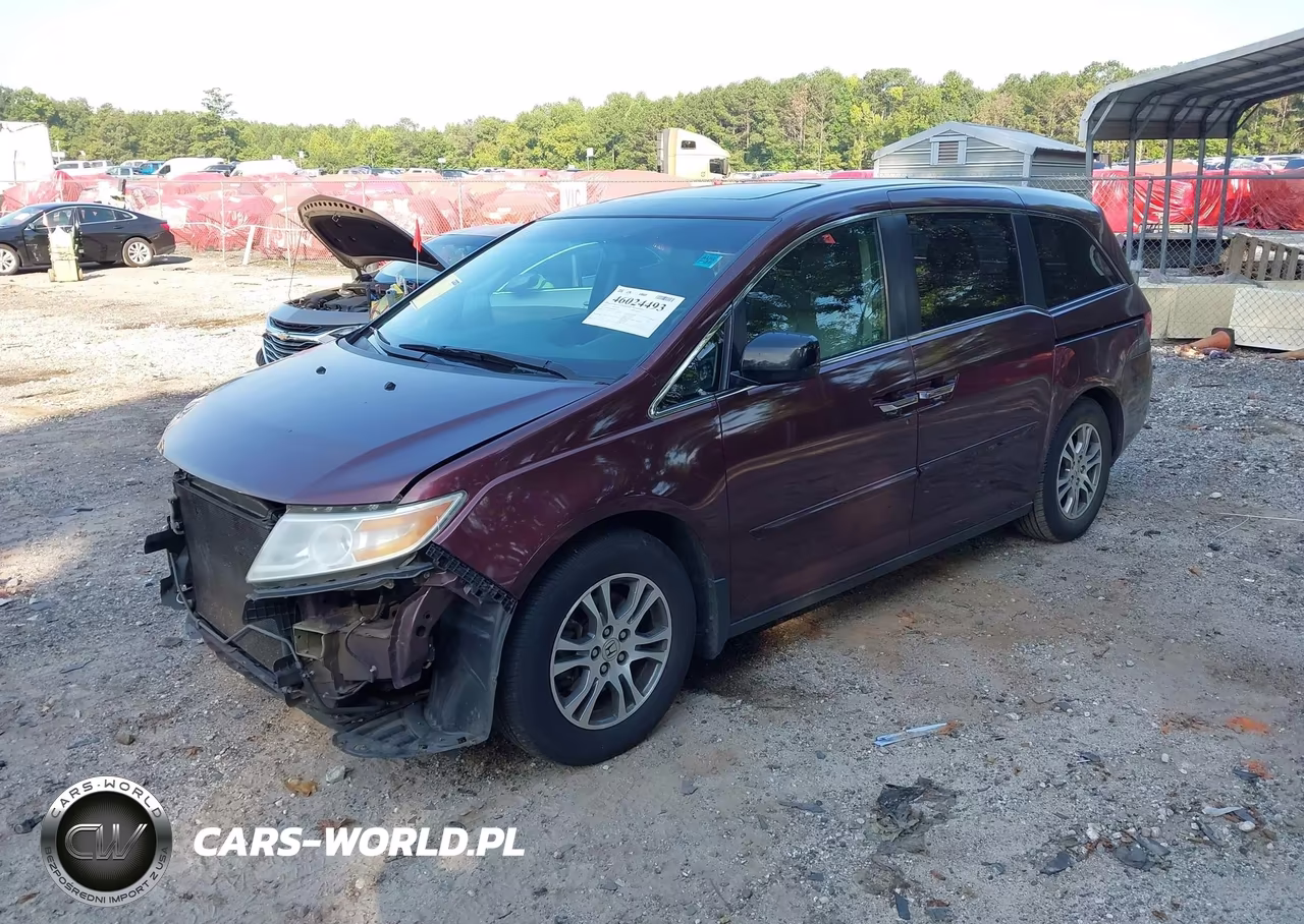 2012 Honda Odyssey Ex-L VIN:5FNRL5H60CB052268 - 2