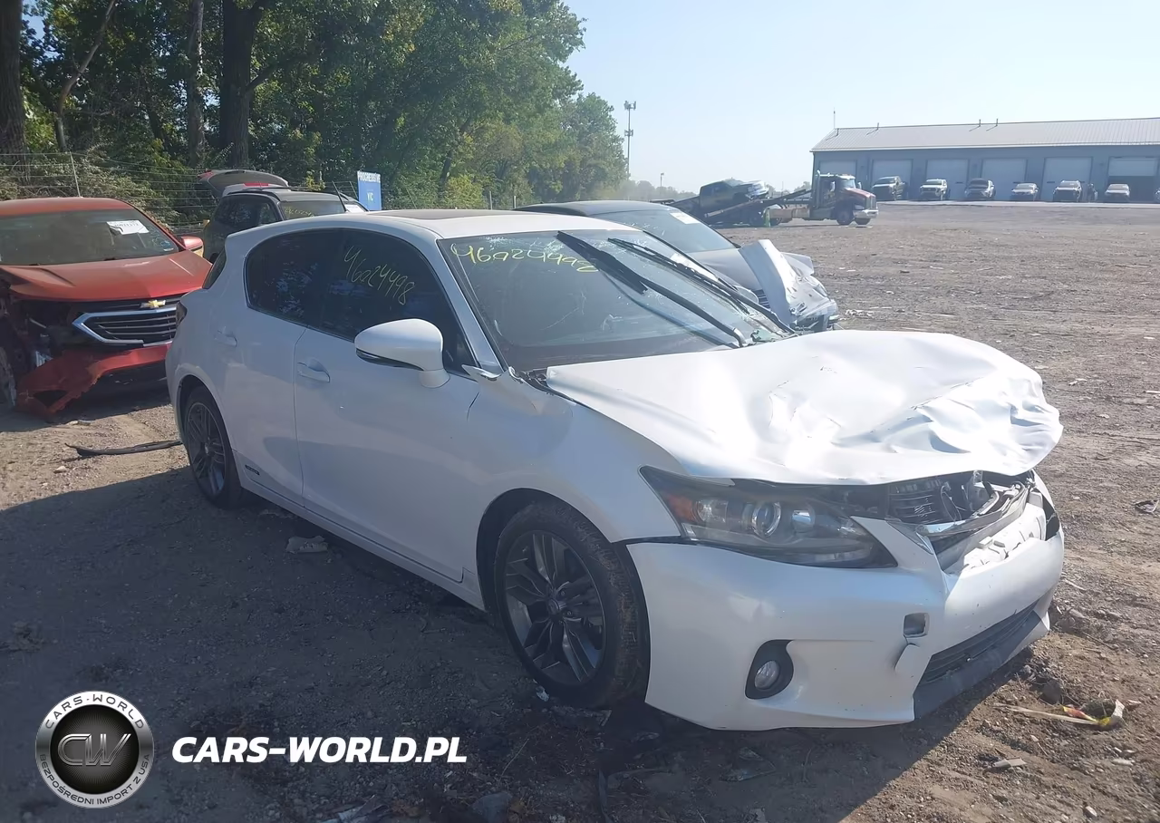 2012 Lexus Ct 200H Premium VIN:JTHKD5BH1C2105599 - 1