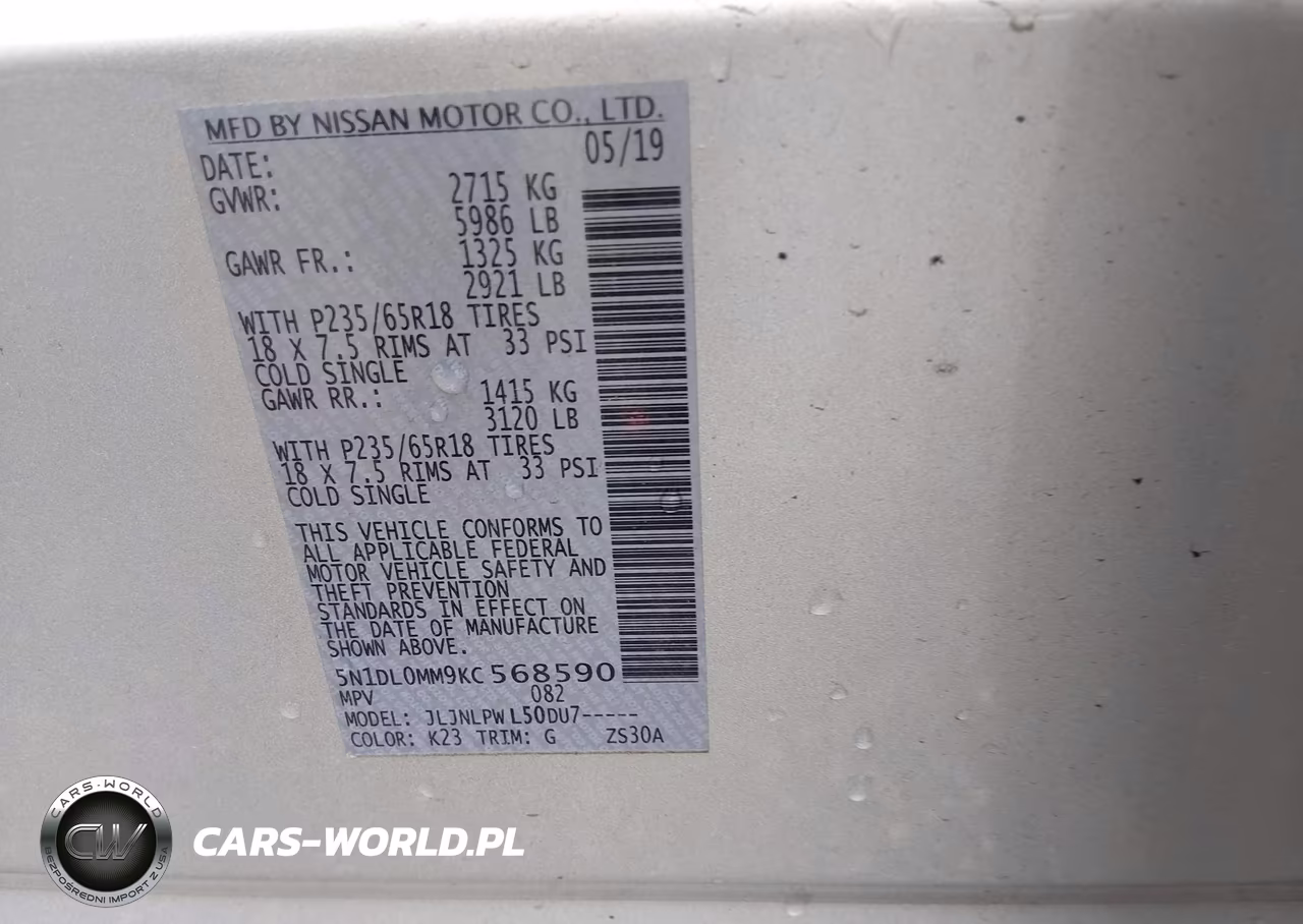 2019 Infiniti Qx60 Pure VIN:5N1DL0MM9KC568590 - 9