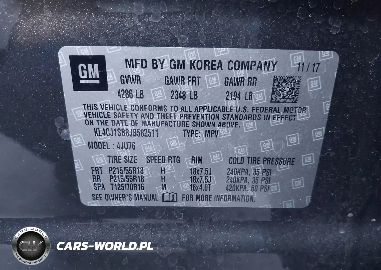2018 Buick Encore Sport Touring VIN:KL4CJ1SB8JB582511 - 9