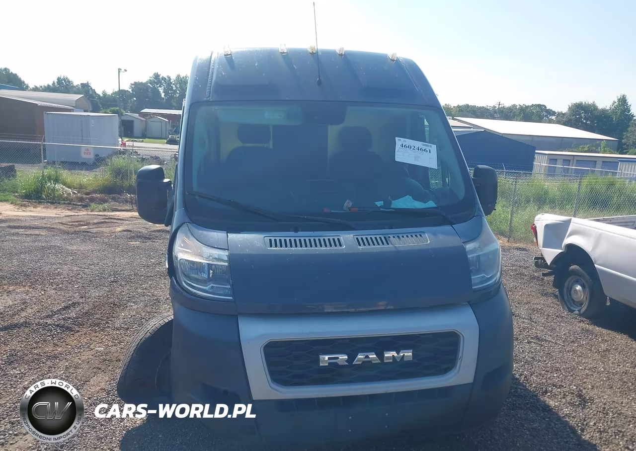 2021 Ram Promaster 3500 Cargo Van High Roof 159 Wb Ext VIN:3C6MRVJG4ME549835 - 12