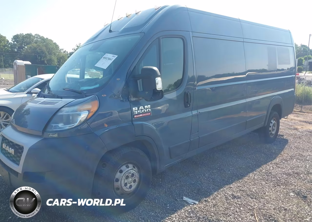 2021 Ram Promaster 3500 Cargo Van High Roof 159 Wb Ext VIN:3C6MRVJG4ME549835 - 2