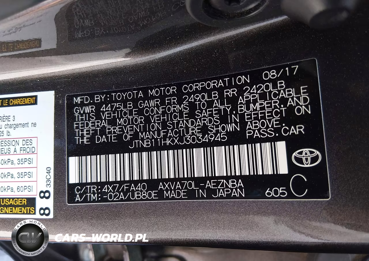 2018 Toyota Camry L VIN:JTNB11HKXJ3034945 - 9