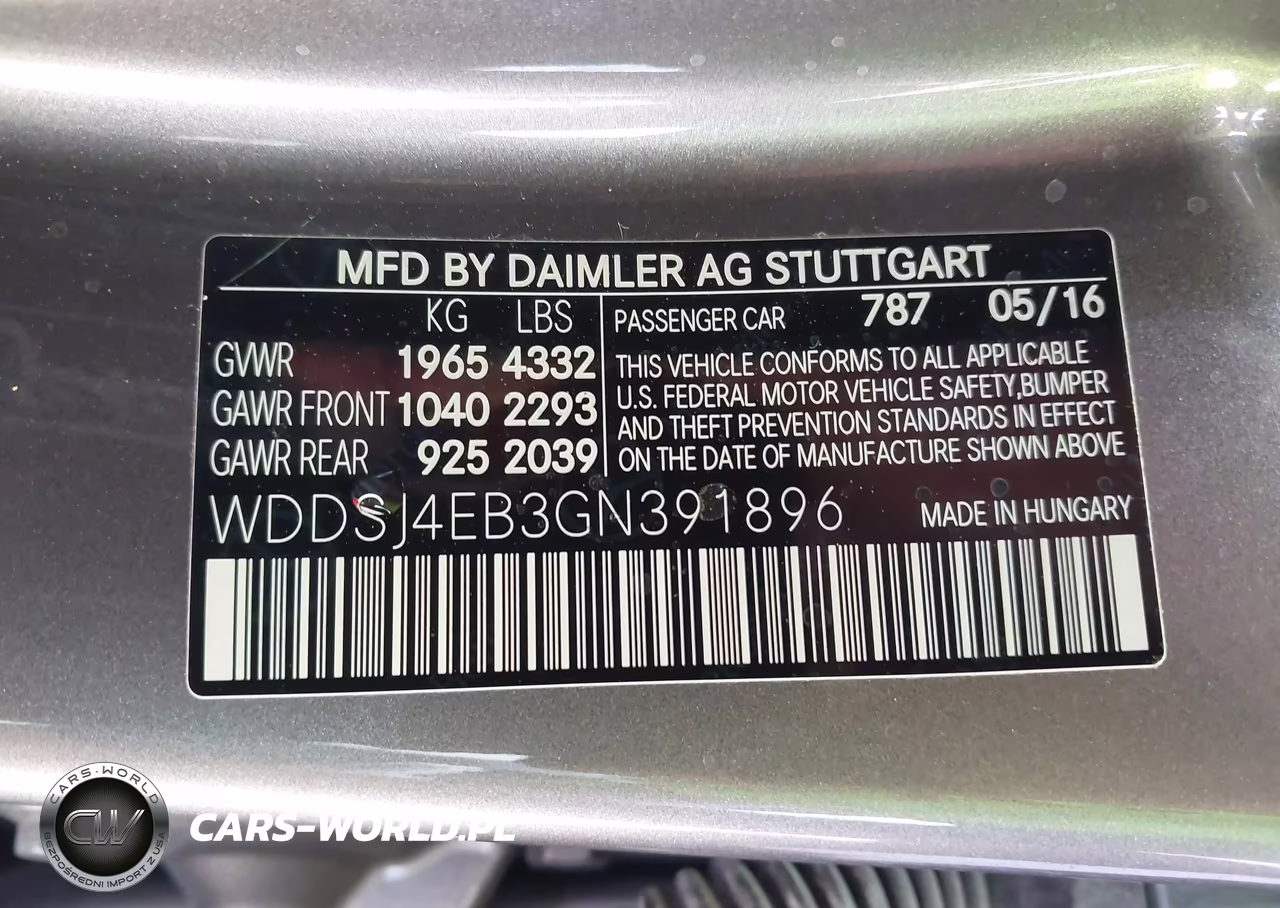 2016 Mercedes-Benz Cla 250 VIN:WDDSJ4EB3GN391896 - 9