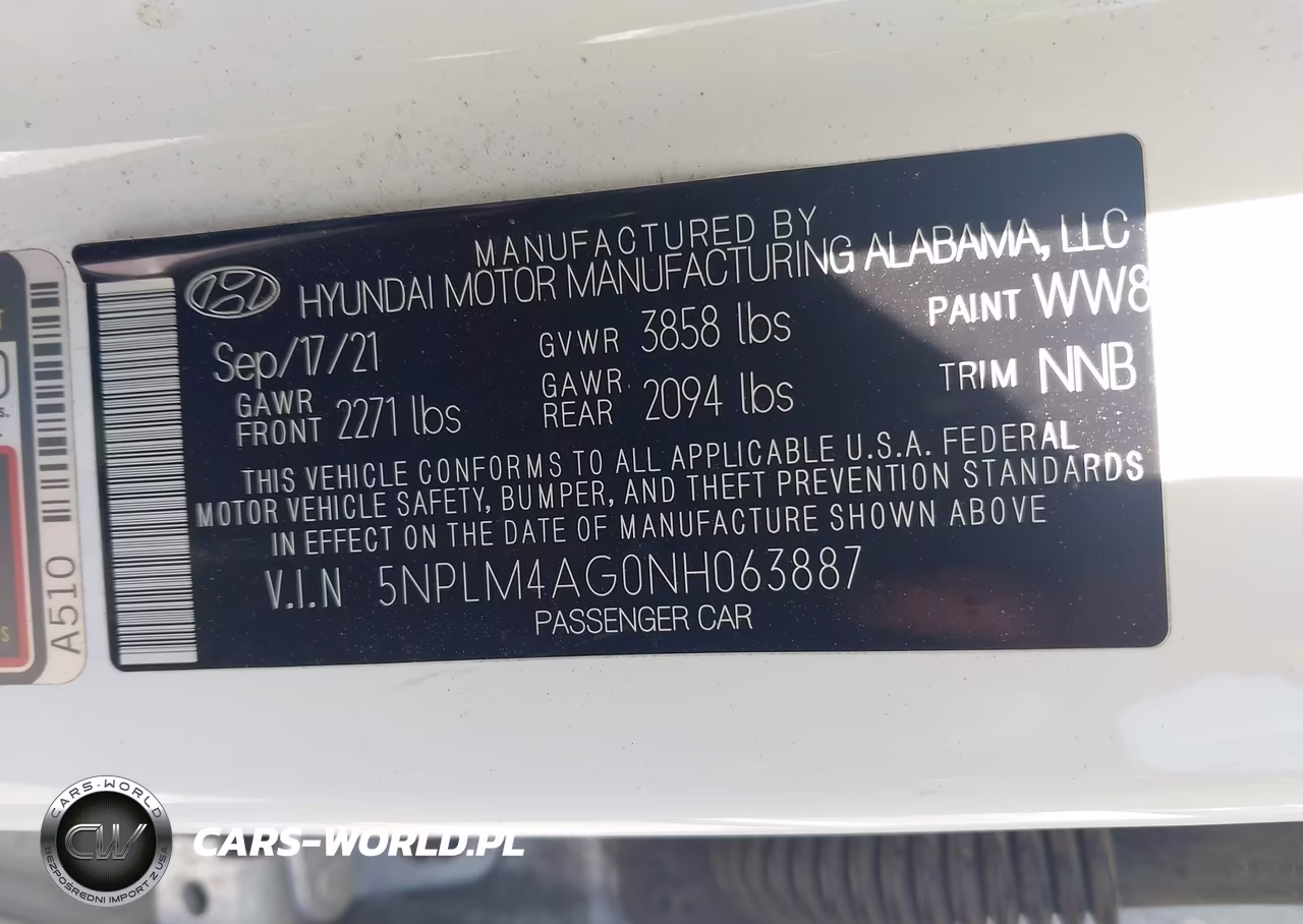 2022 Hyundai Elantra Sel VIN:5NPLM4AG0NH063887 - 9