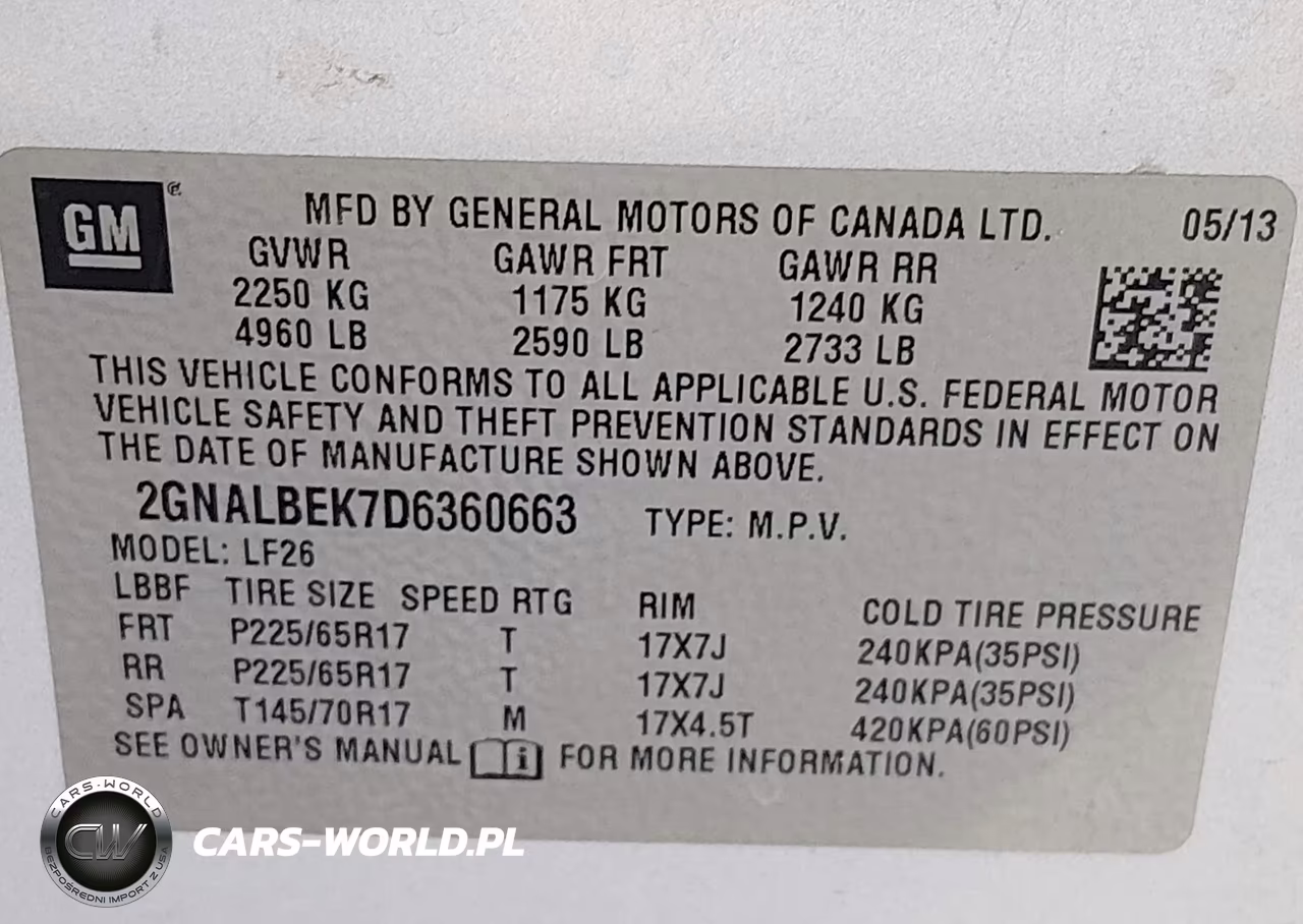 2013 Chevrolet Equinox Ls VIN:2GNALBEK7D6360663 - 9
