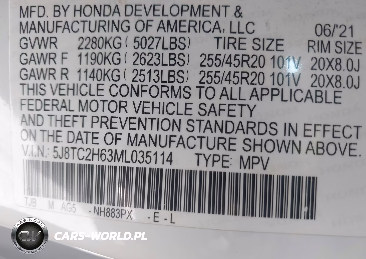 2021 Acura Rdx A-Spec Package VIN:5J8TC2H63ML035114 - 9