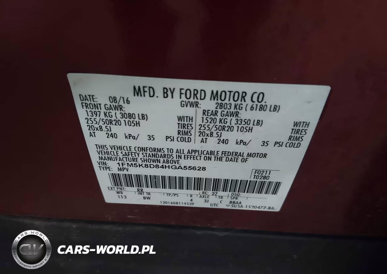 2017 Ford Explorer Xlt VIN:1FM5K8D84HGA55628 - 9