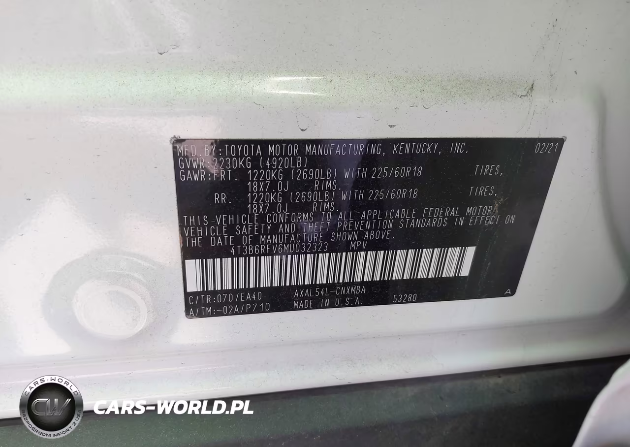 2021 Toyota Rav4 Xle Premium-Xse VIN:4T3B6RFV6MU032323 - 9