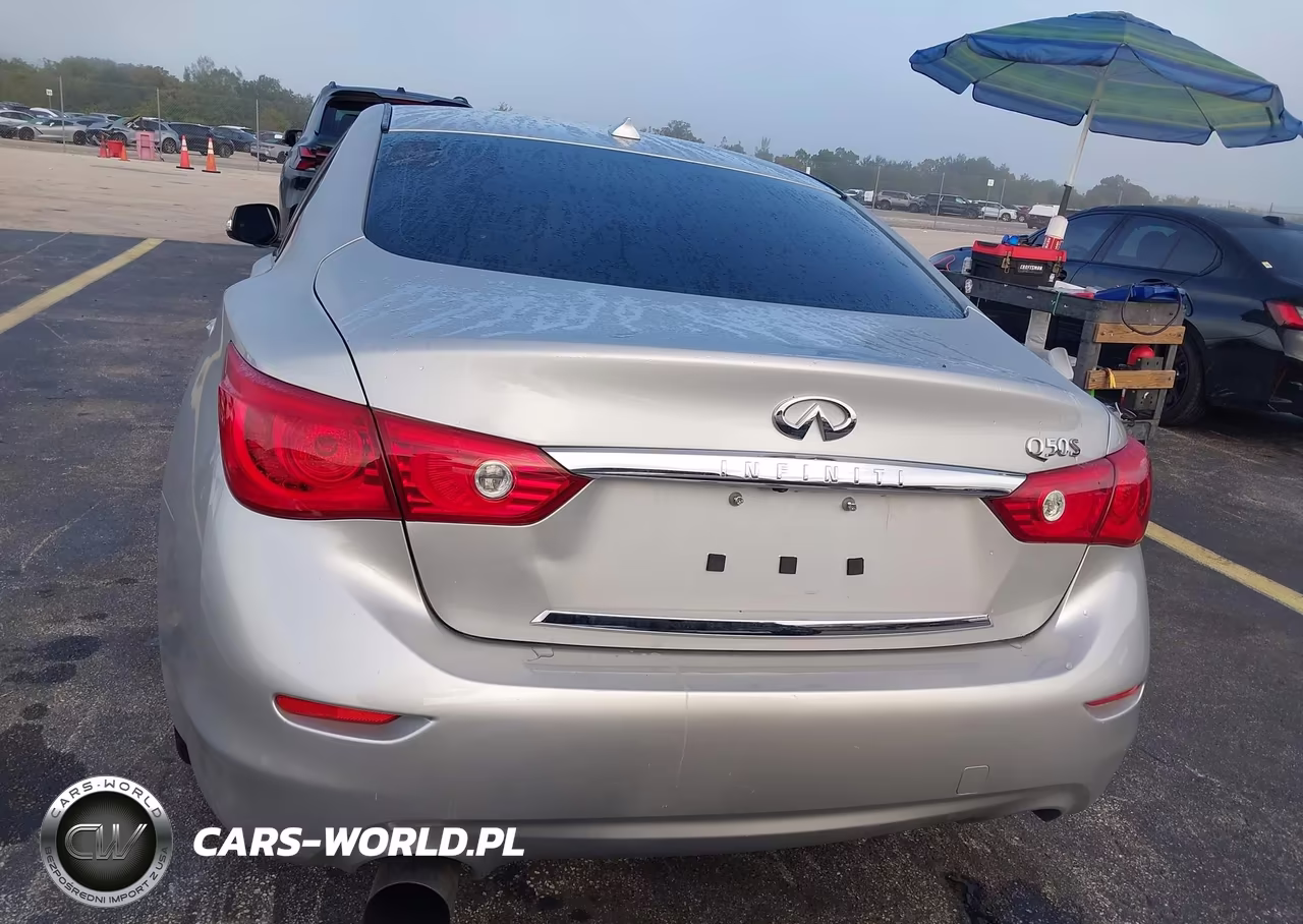 2015 Infiniti Q50 Sport VIN:JN1BV7AP9FM345353 - 17