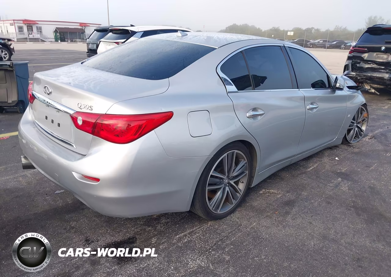 2015 Infiniti Q50 Sport VIN:JN1BV7AP9FM345353 - 4