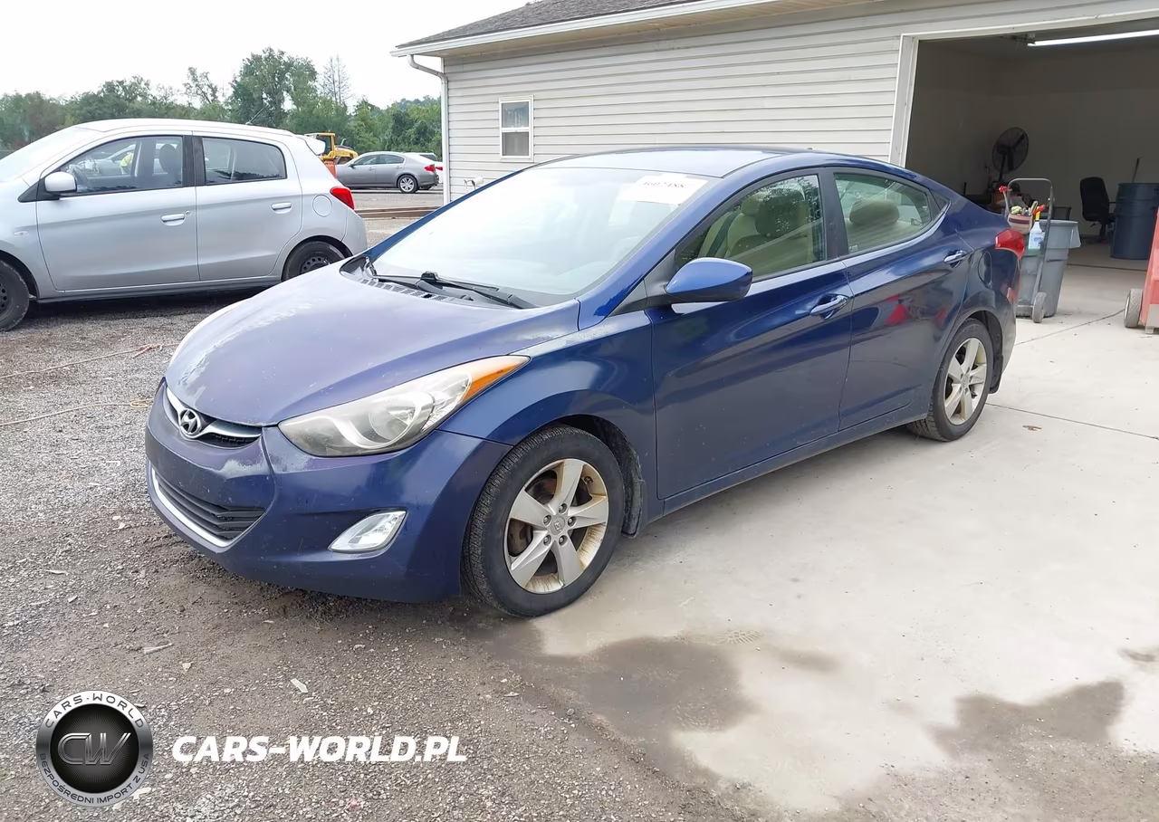 2013 Hyundai Elantra Gls VIN:KMHDH4AE8DU631052 - 2
