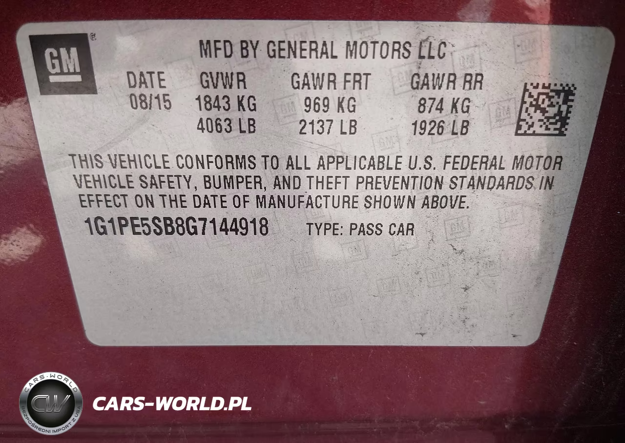 2016 Chevrolet Cruze Limited 1Lt Auto VIN:1G1PE5SB8G7144918 - 9
