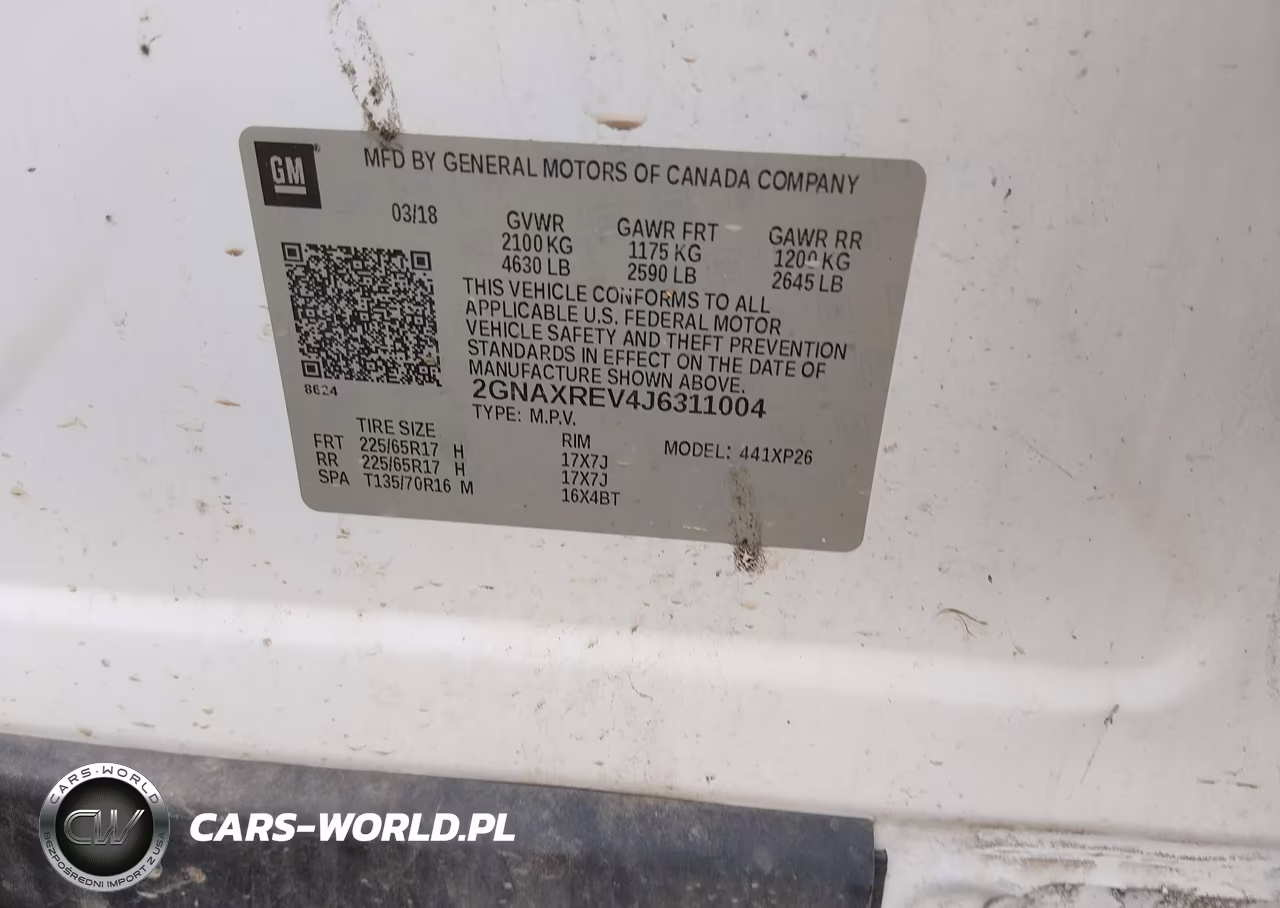 2018 Chevrolet Equinox Ls VIN:2GNAXREV4J6311004 - 9