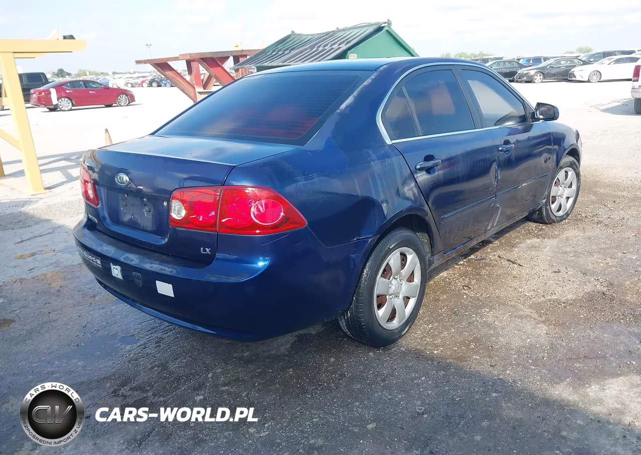 2007 Kia Optima Lx VIN:KNAGE123175122681 - 4