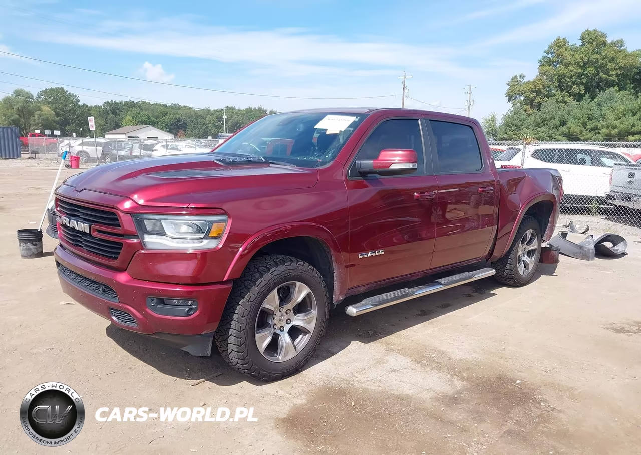 2020 Ram 1500 Laramie 4X4 5'7 Box VIN:1C6SRFJT9LN214980 - 2