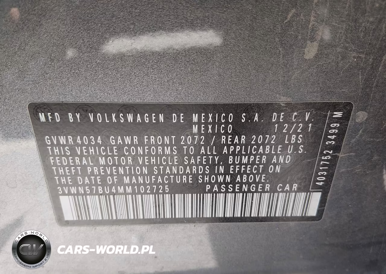2021 Volkswagen Jetta 1.4T R-Line-1.4T S VIN:3VWN57BU4MM102725 - 9