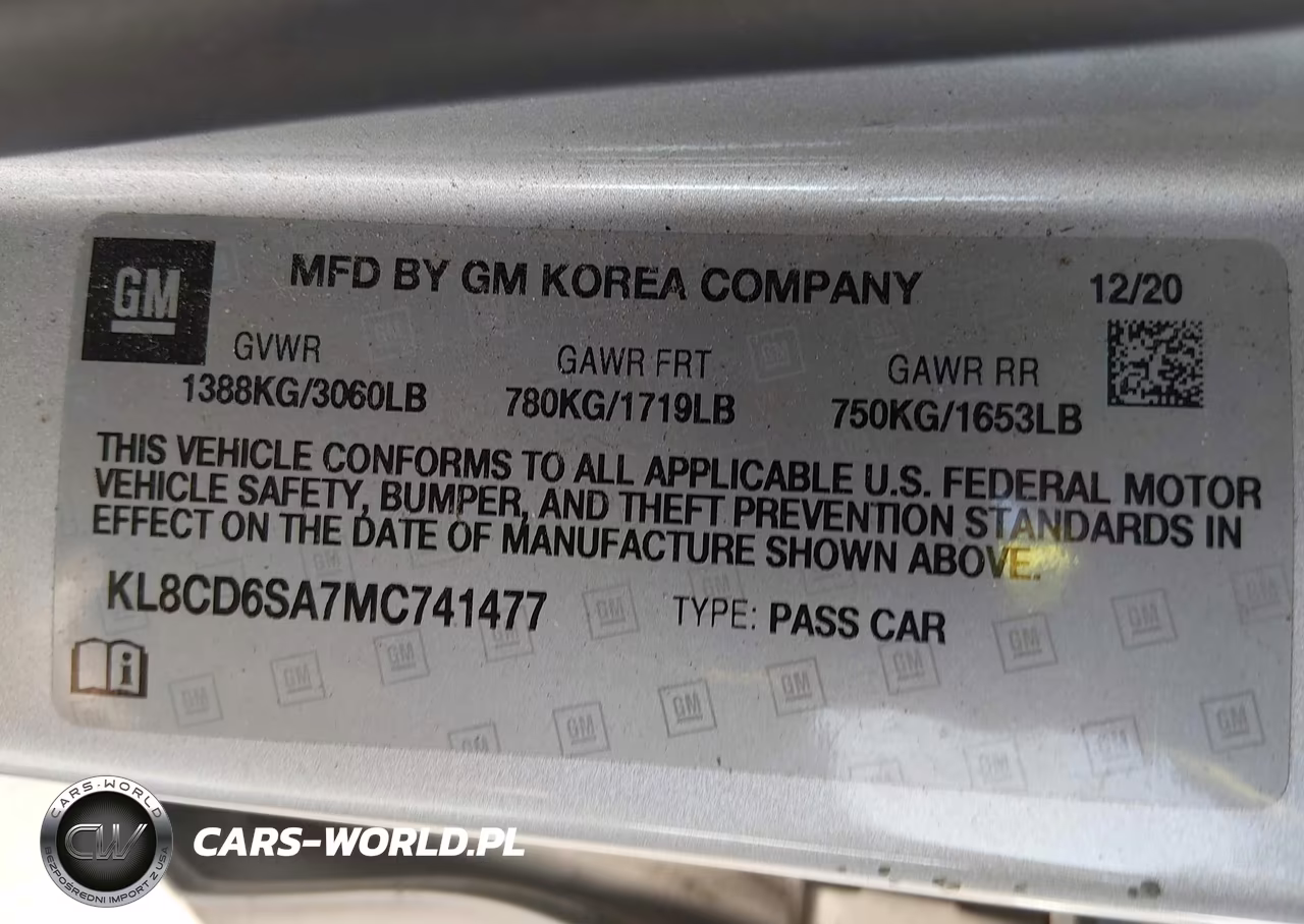2021 Chevrolet Spark Fwd 1Lt Automatic VIN:KL8CD6SA7MC741477 - 9