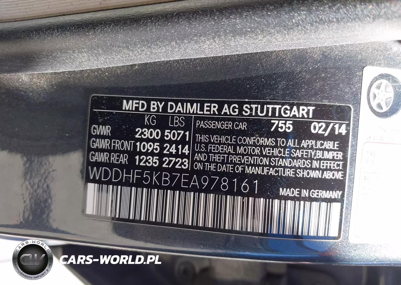 2014 Mercedes-Benz E 350 VIN:WDDHF5KB7EA978161 - 9