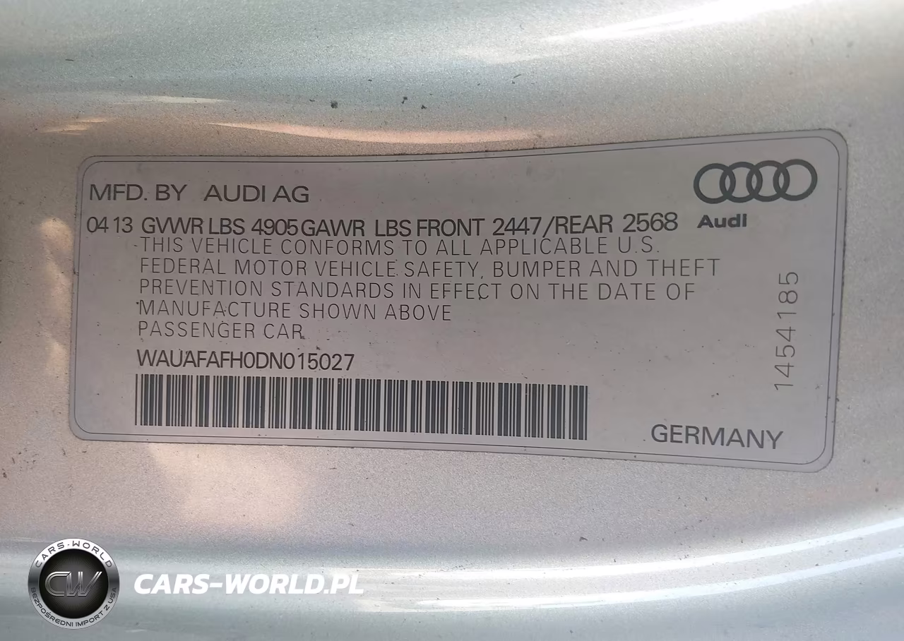2013 Audi A5 2.0T Premium VIN:WAUAFAFH0DN015027 - 9