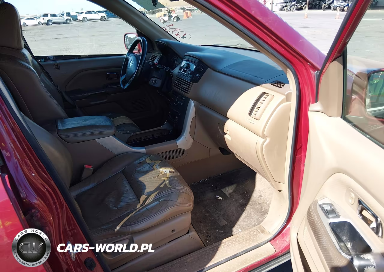 2005 Honda Pilot Ex-L VIN:2HKYF18525H515132 - 5