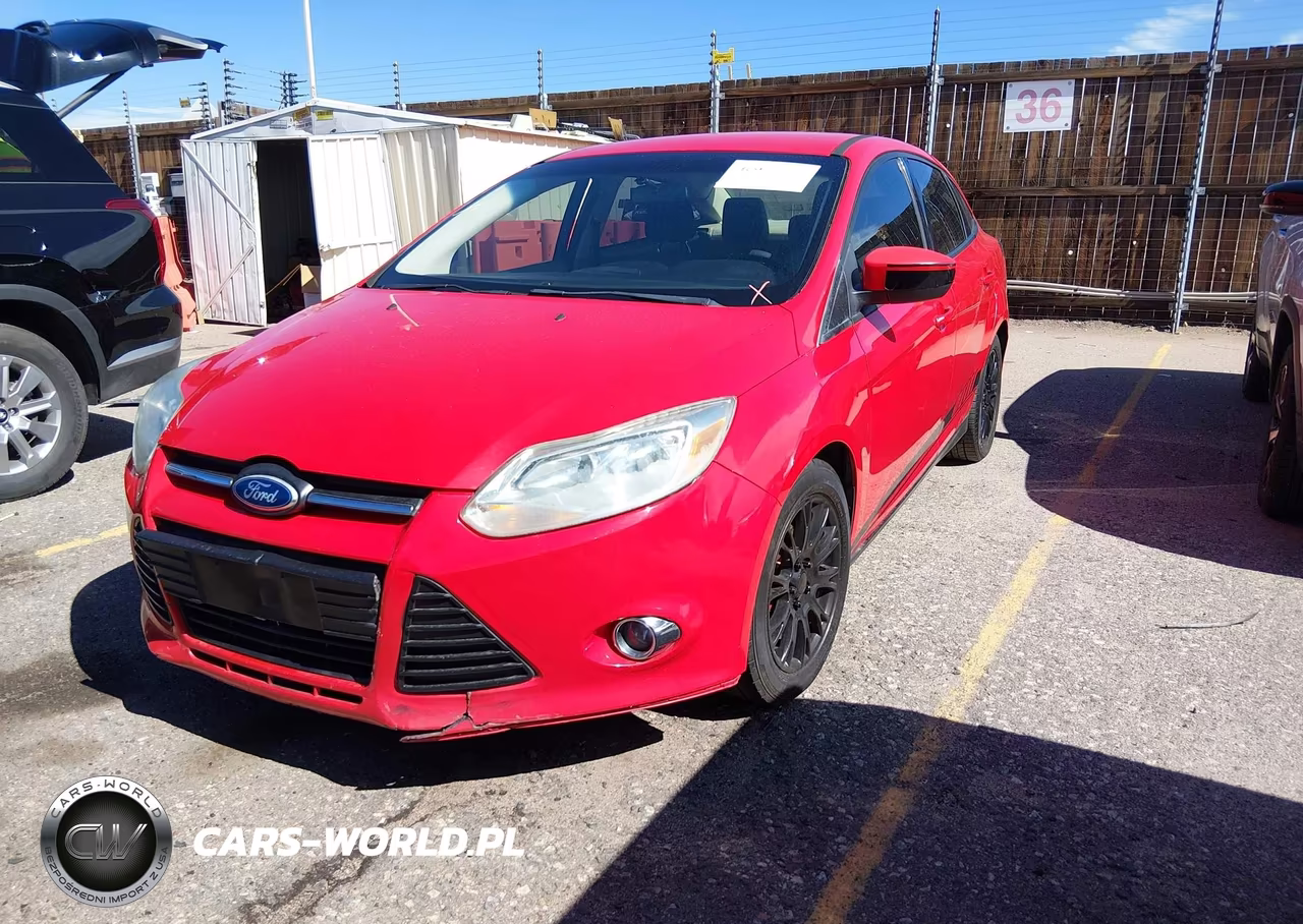 2012 Ford Focus Se VIN:1FAHP3F21CL107883 - 2