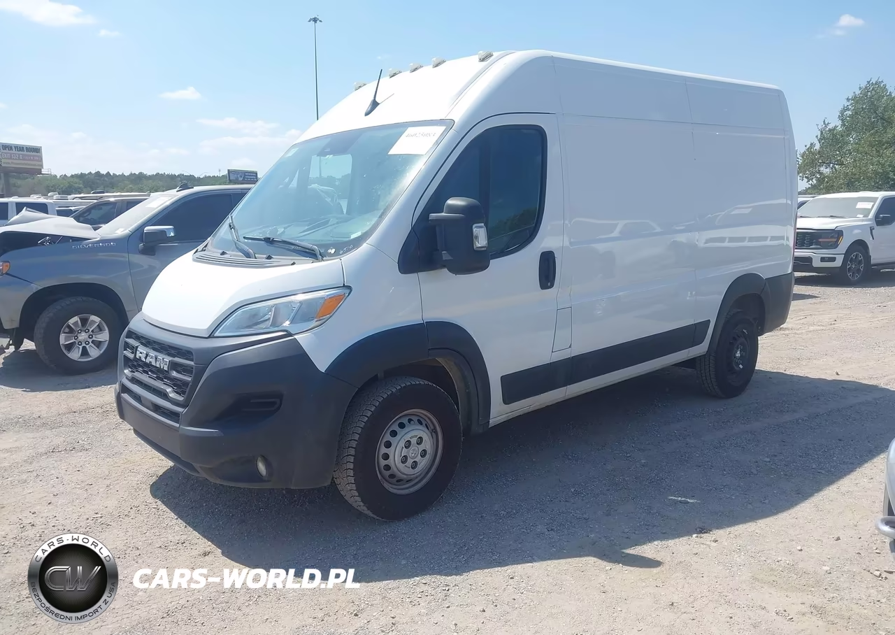 2024 Ram Promaster 2500 Tradesman High Roof 136 Wb W-Pass Seat VIN:3C6LRVCG9RE126510 - 2