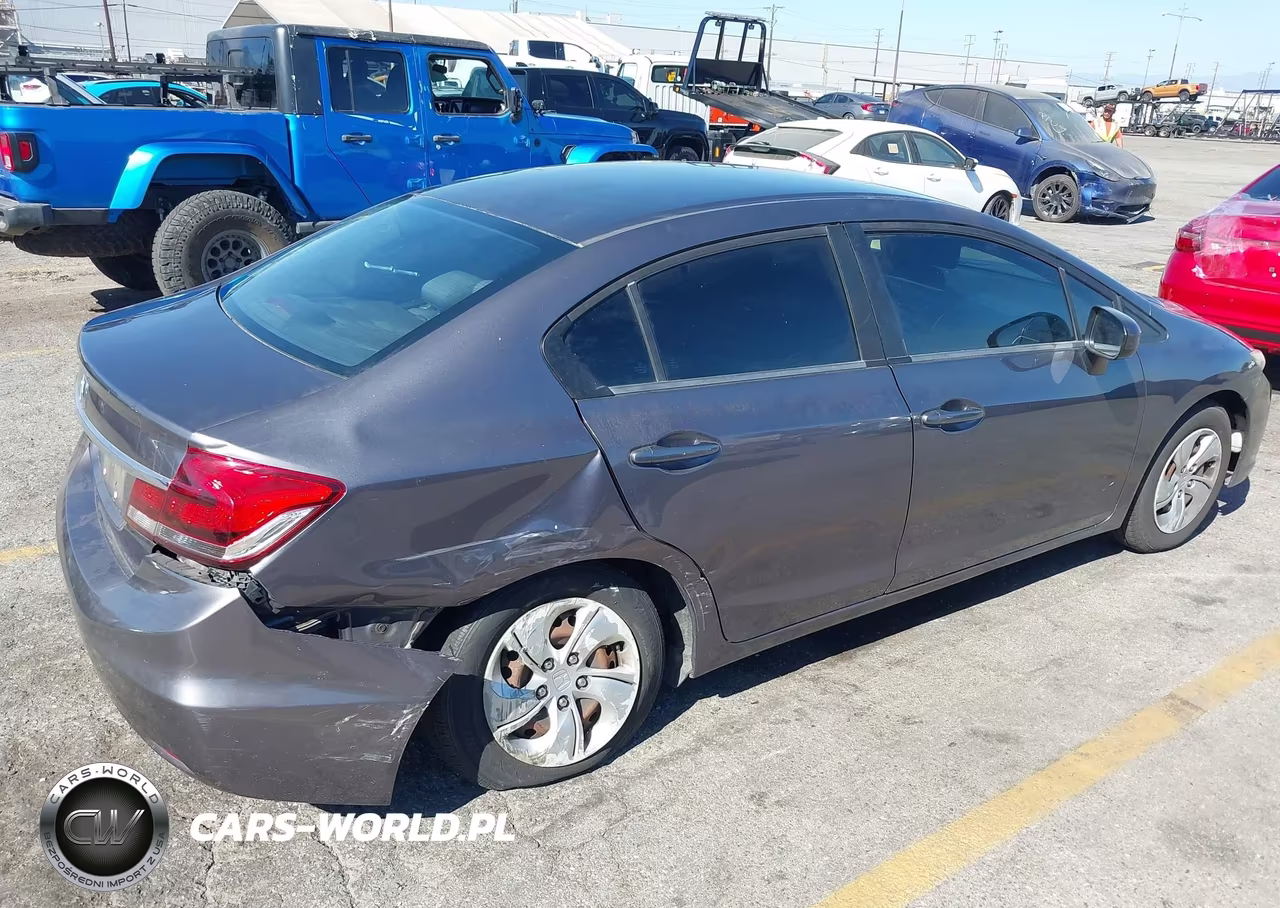 2015 Honda Civic Lx VIN:19XFB2F54FE271713 - 4