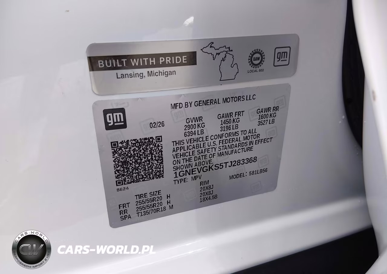 2026 Chevrolet Traverse Awd Lt VIN:1GNEVGKS5TJ283368 - 9
