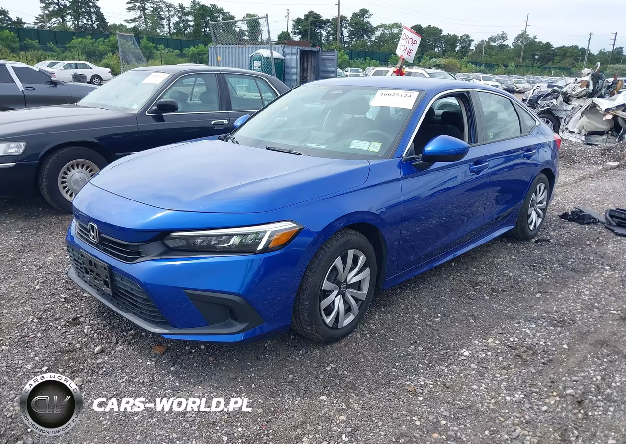 2022 Honda Civic Lx VIN:2HGFE2F27NH528722 - 2
