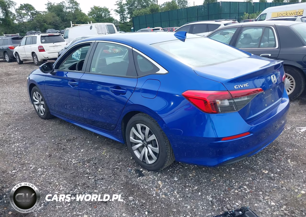 2022 Honda Civic Lx VIN:2HGFE2F27NH528722 - 3