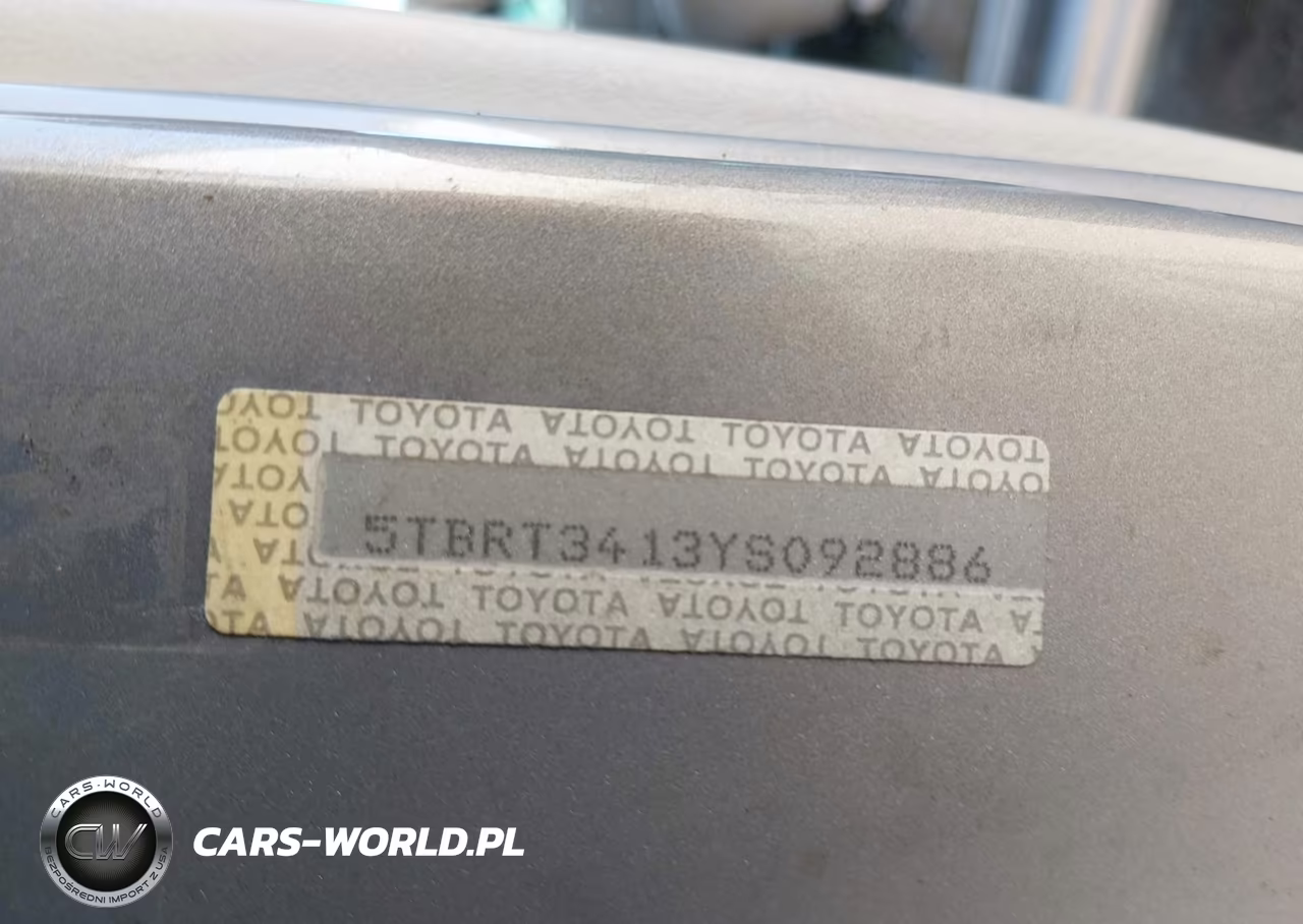 2000 Toyota Tundra Sr5 V8 VIN:5TBRT3413YS092886 - 9