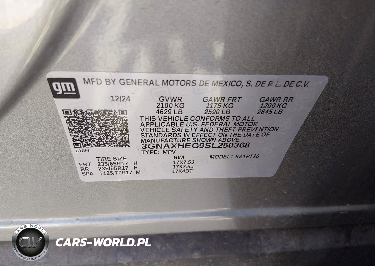 2025 Chevrolet Equinox Fwd Lt VIN:3GNAXHEG9SL250368 - 9