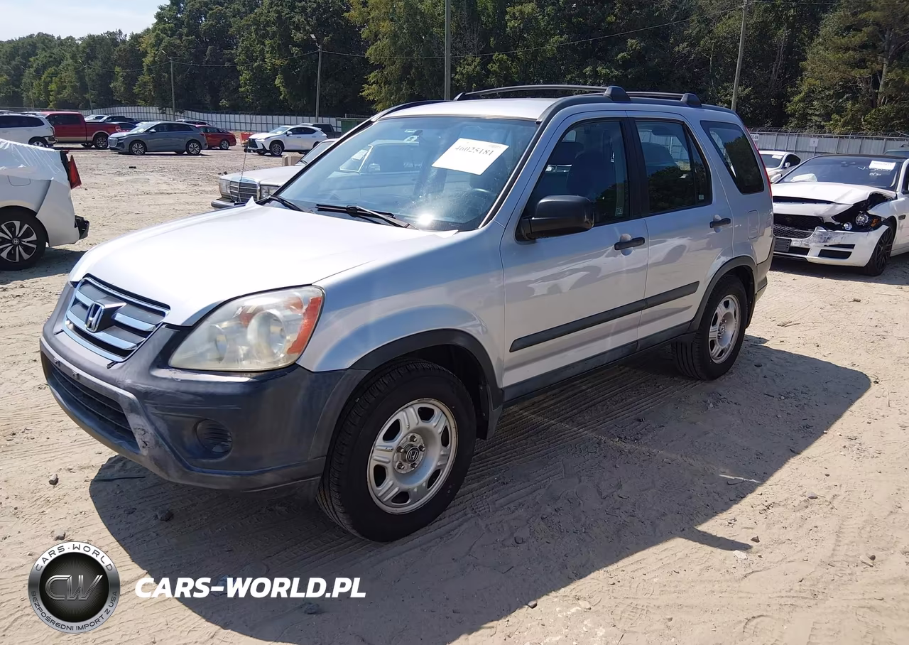 2005 Honda Cr-V Lx VIN:SHSRD68595U302077 - 2