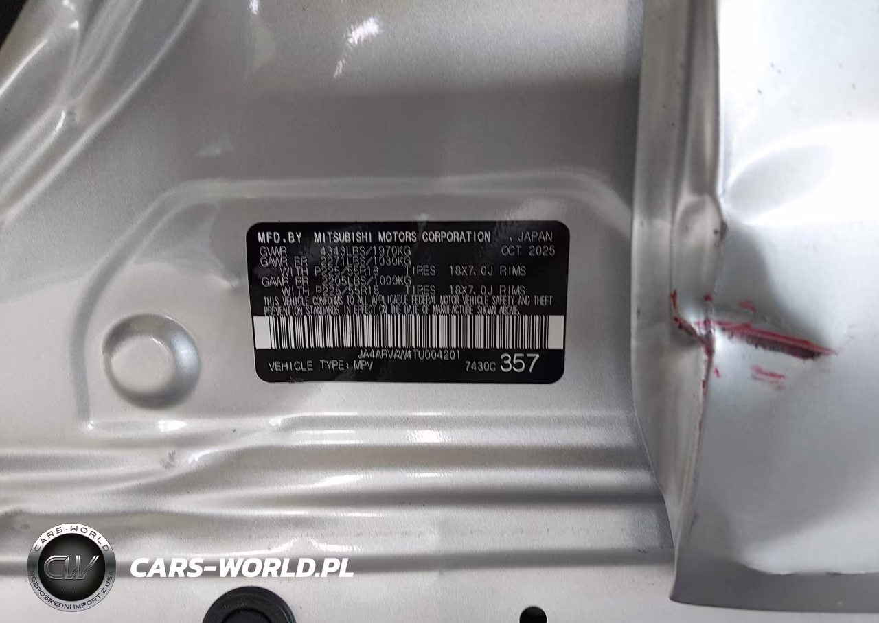 2026 Mitsubishi Outlander Sport 2.4 Sel VIN:JA4ARVAW4TU004201 - 9