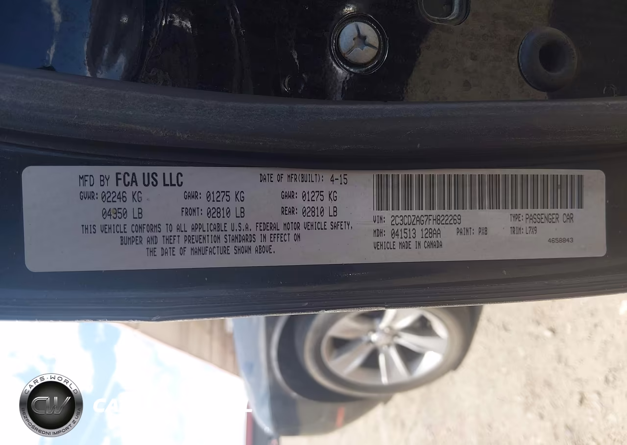 2015 Dodge Challenger Sxt VIN:2C3CDZAG7FH822269 - 8