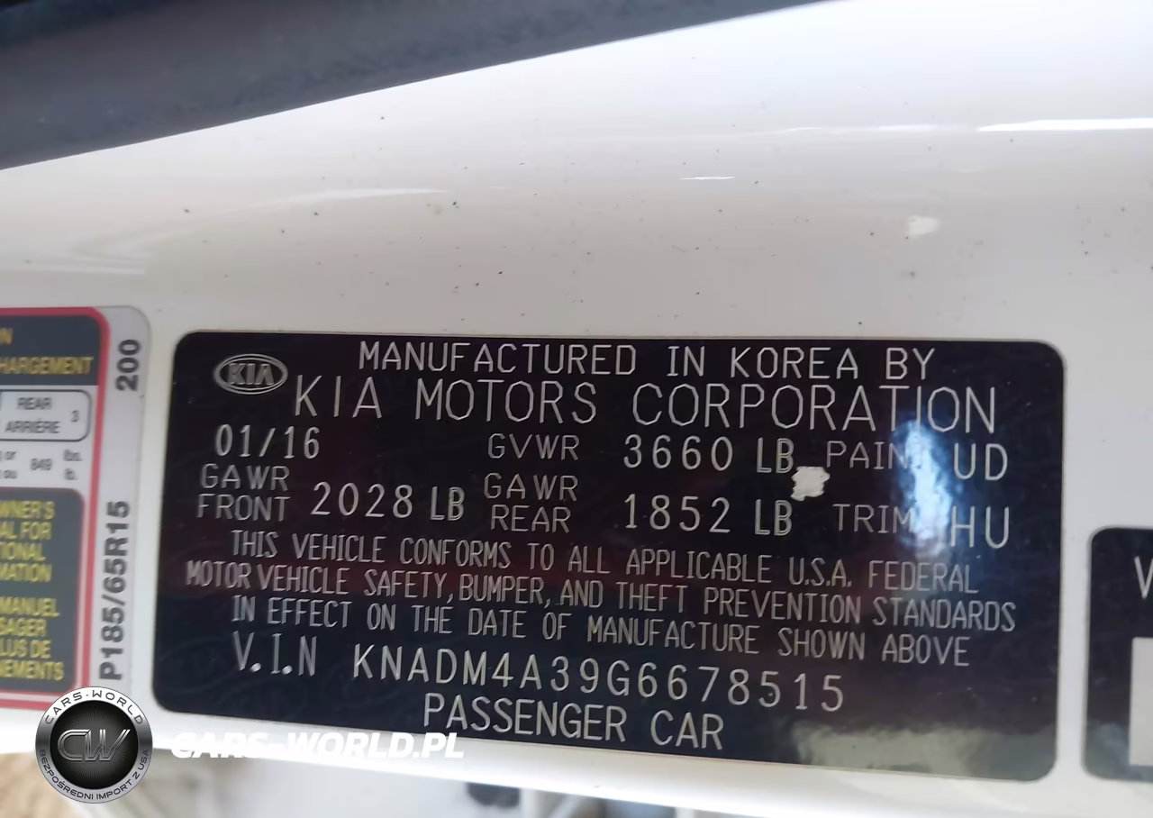 2016 Kia Rio Lx VIN:KNADM4A39G6678515 - 9