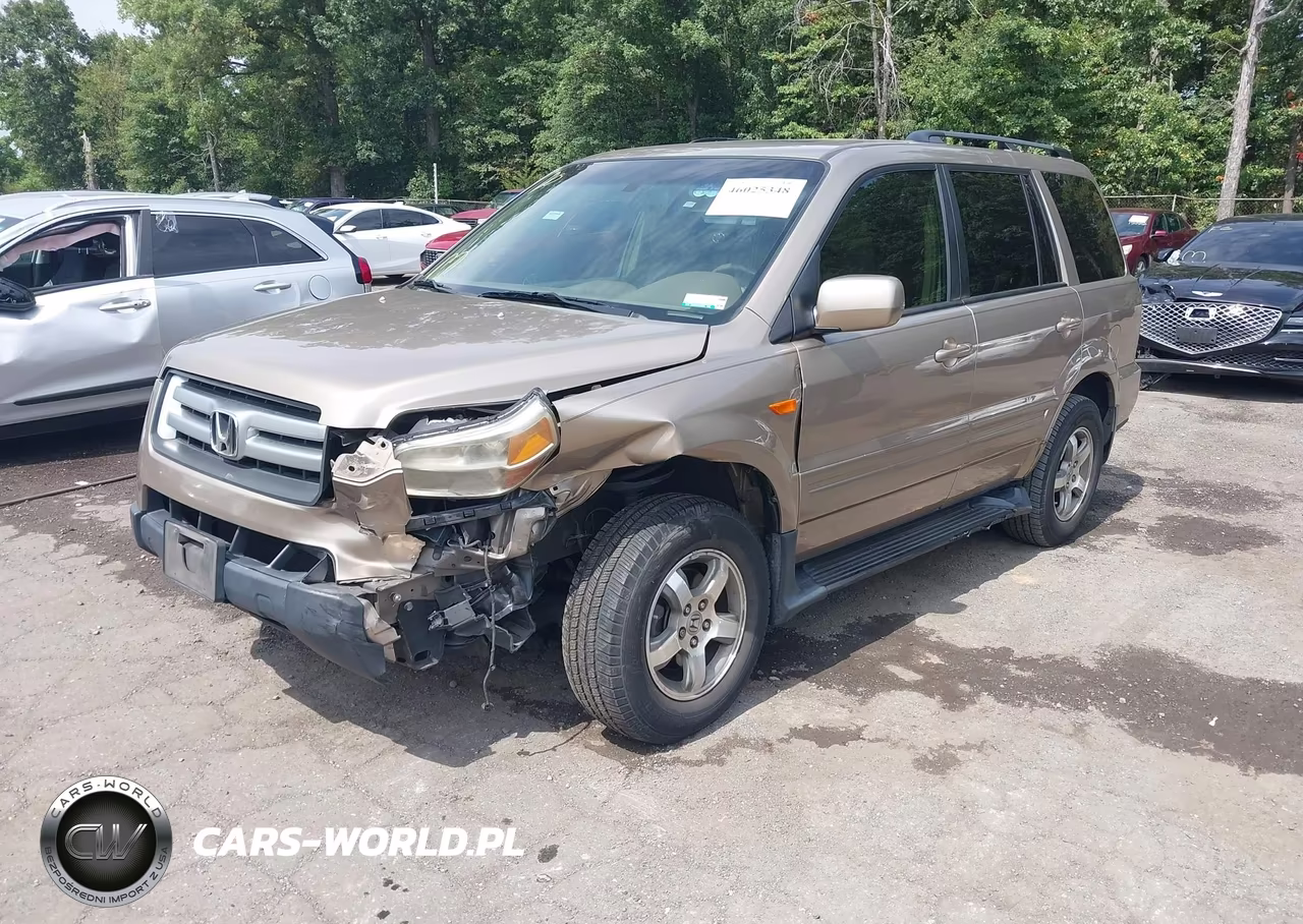 2007 Honda Pilot Ex-L VIN:5FNYF18577B006414 - 2