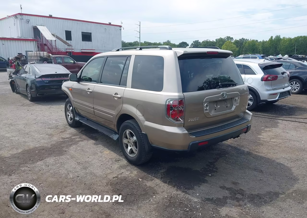 2007 Honda Pilot Ex-L VIN:5FNYF18577B006414 - 3