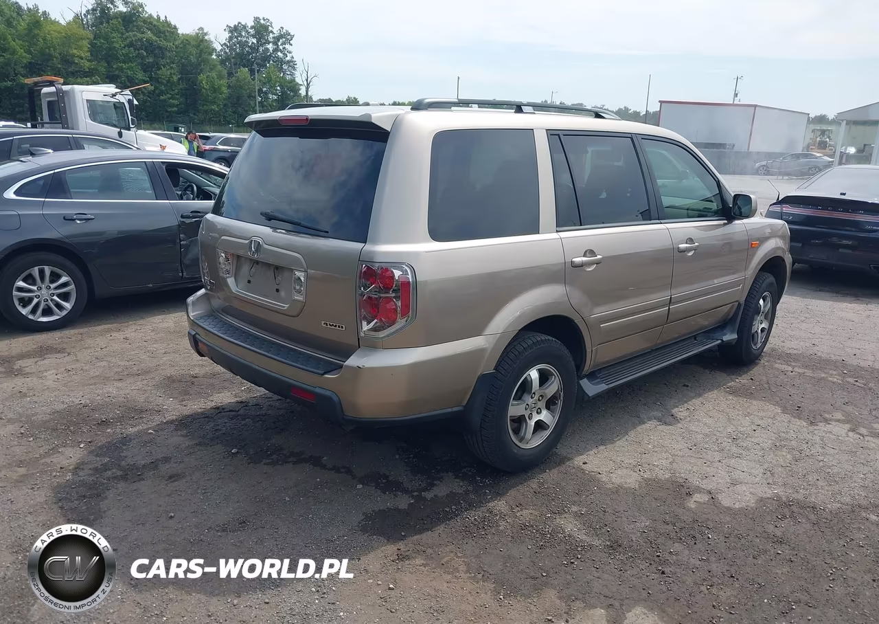 2007 Honda Pilot Ex-L VIN:5FNYF18577B006414 - 4