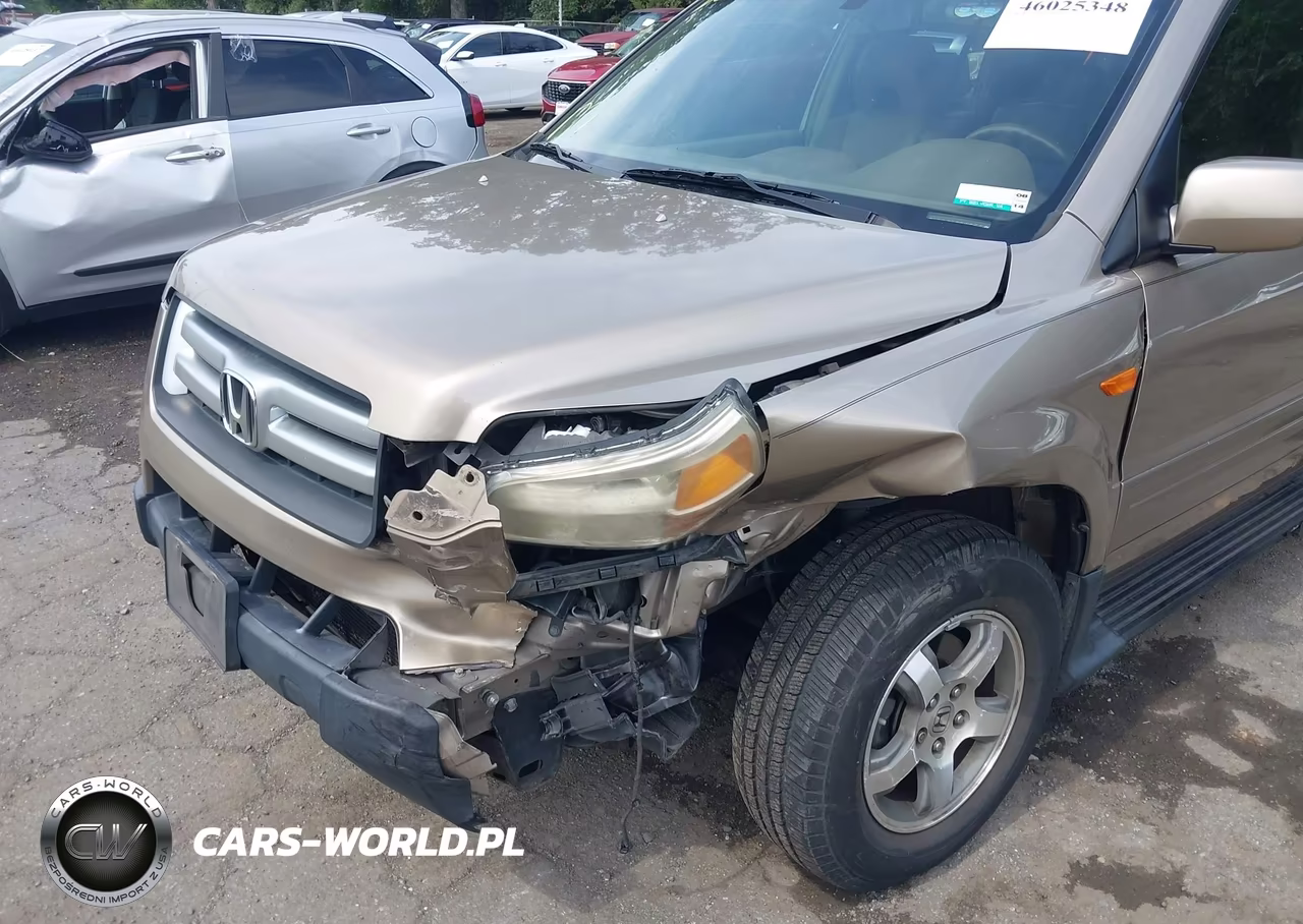 2007 Honda Pilot Ex-L VIN:5FNYF18577B006414 - 6