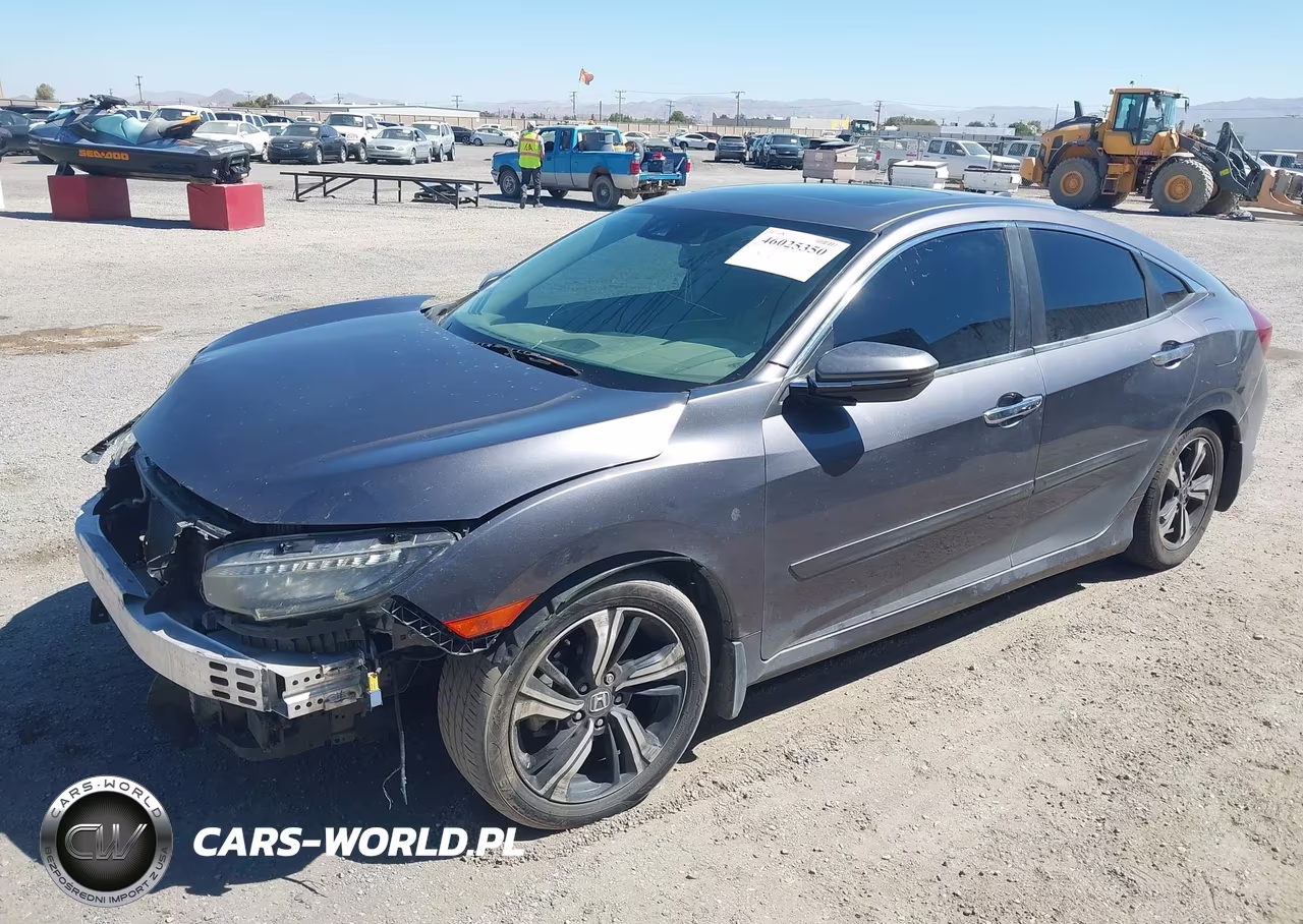 2017 HONDA CIVIC TOURING VIN:19XFC1F95HE203997 - 2