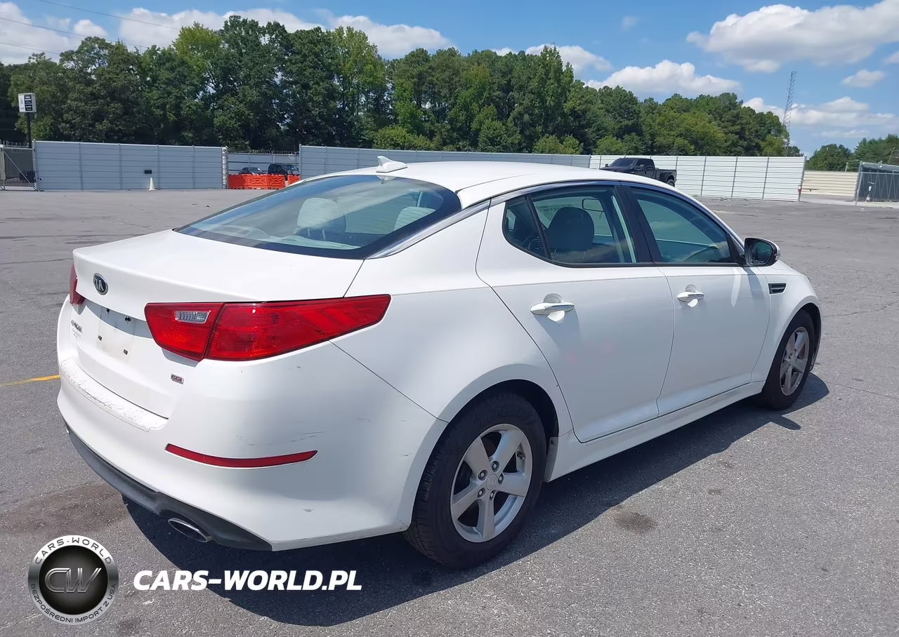 2014 Kia Optima Lx VIN:KNAGM4A7XE5489410 - 4