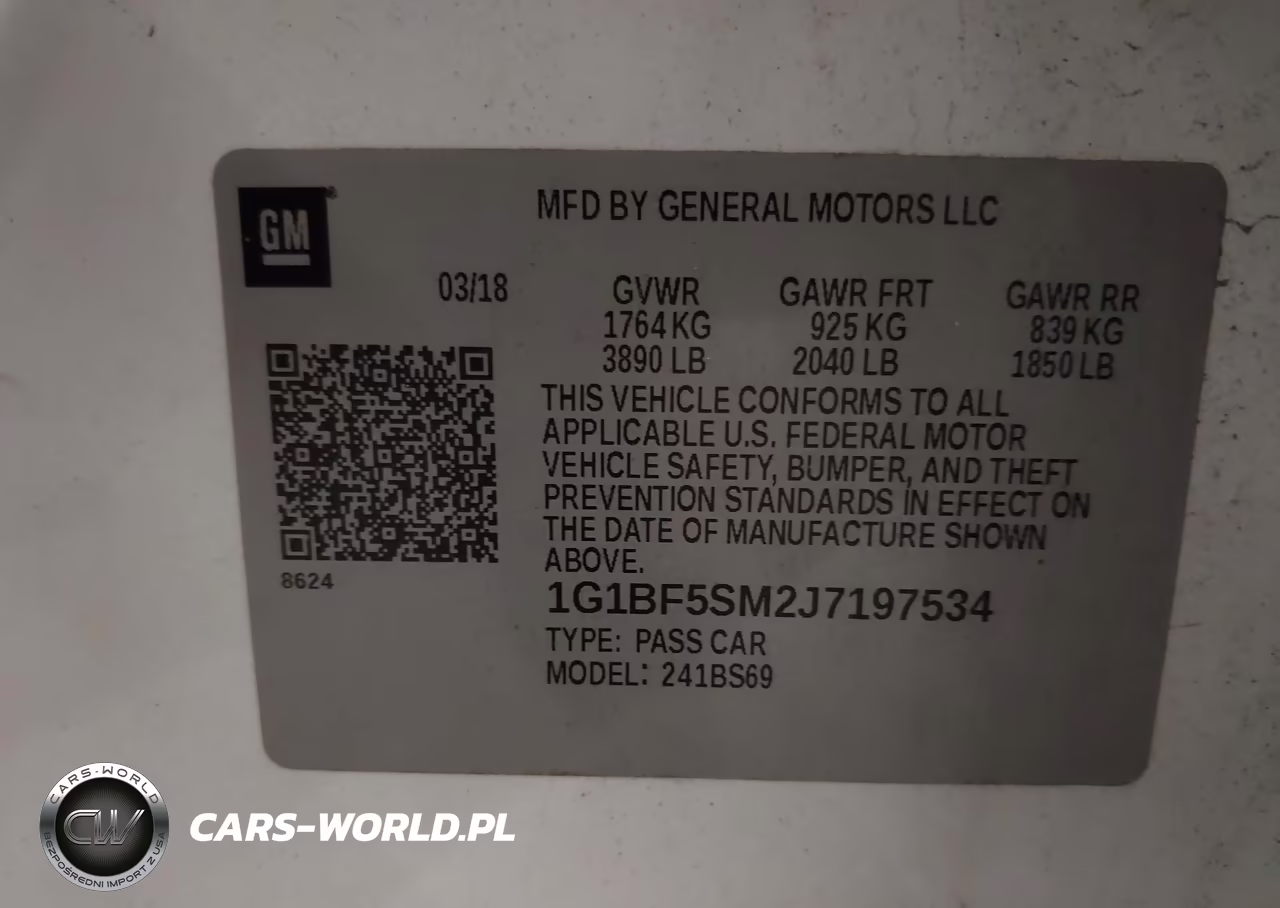 2018 Chevrolet Cruze Premier Auto VIN:1G1BF5SM2J7197534 - 9