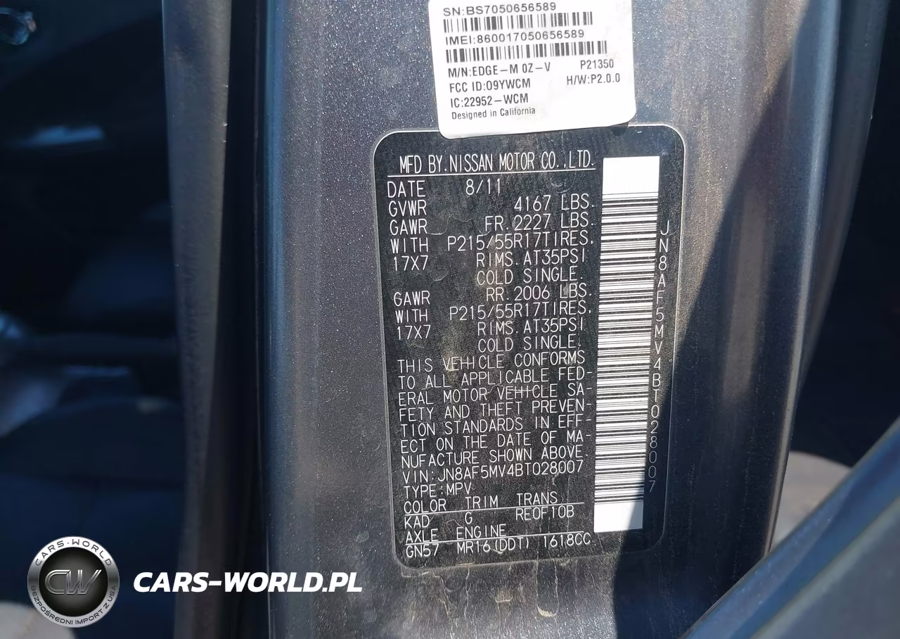 2011 Nissan Juke Sl VIN:JN8AF5MV4BT028007 - 9