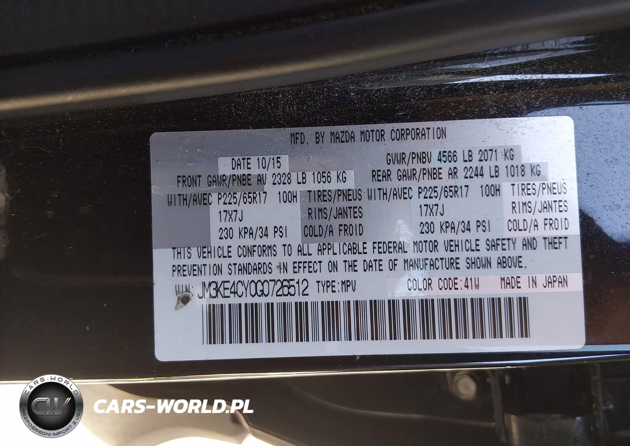 2016 Mazda Cx-5 Touring VIN:JM3KE4CY0G0726512 - 9